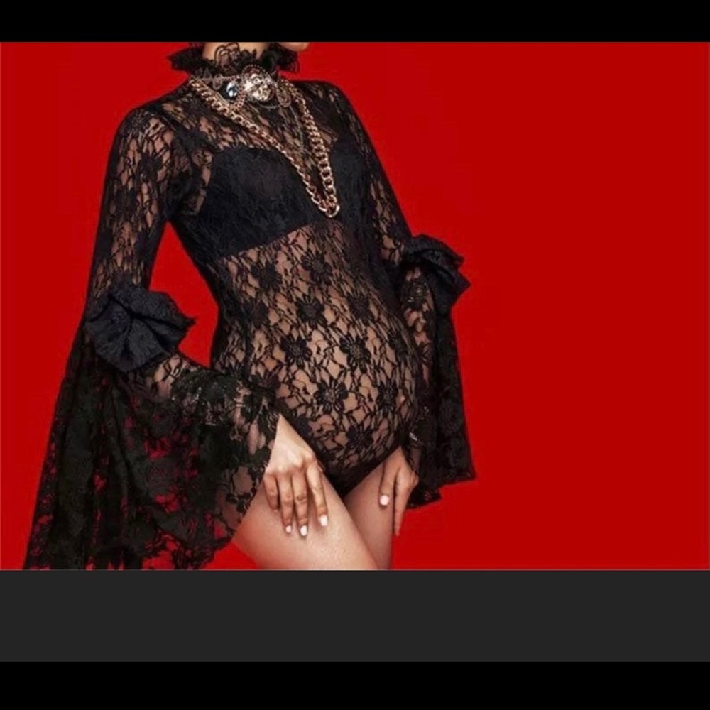 Sexy LACE Maternity bodysuit